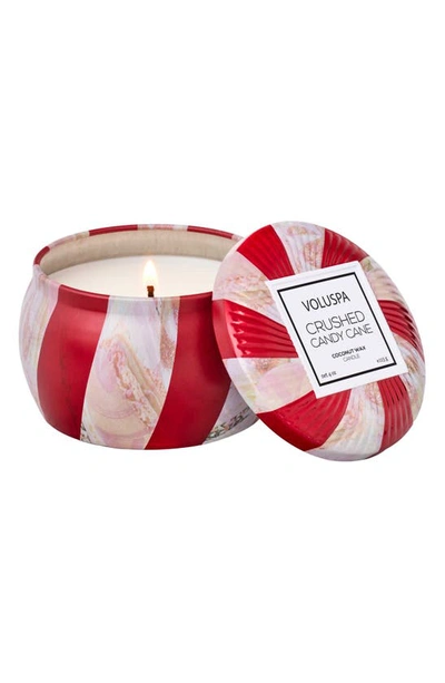 Voluspa Crushed Candy Cane Large Jar Candle, 18 Oz. In Crushed Candy Cane