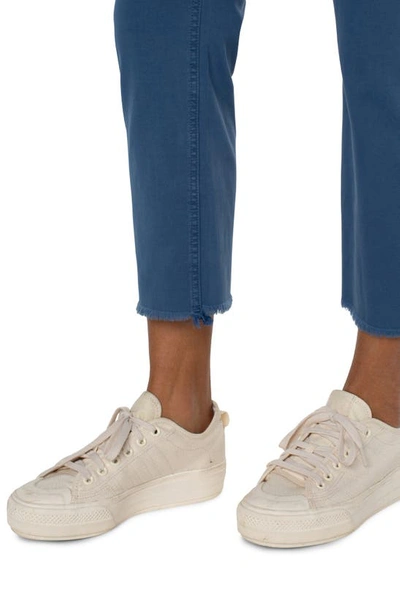 Liverpool Los Angeles High Waist Straight Leg Ankle Jeans In Queen Blue