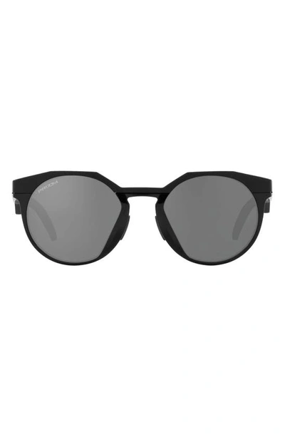 Oakley Hstn Round-frame Sunglasses In Matte Black