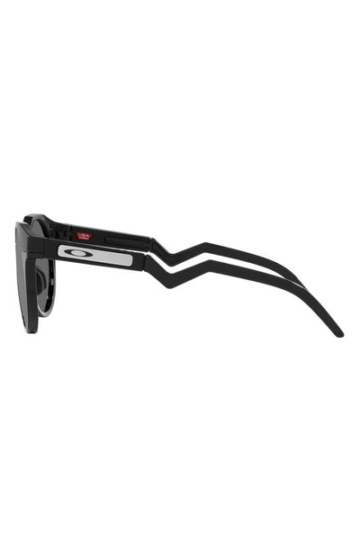 Oakley Hstn Round-frame Sunglasses In Matte Black