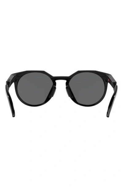 Oakley Hstn Round-frame Sunglasses In Matte Black
