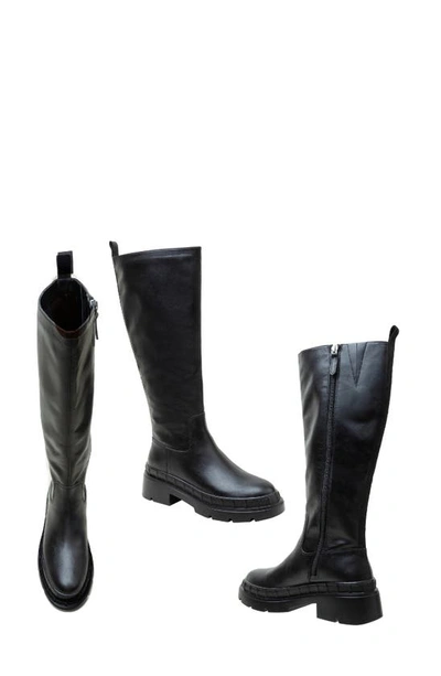 Shop Lisa Vicky Moody Water Resistant Knee High Boot In Black