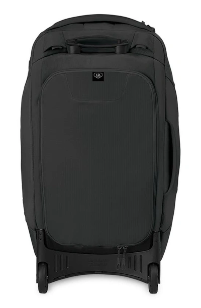 Shop Osprey Sojourn 28-inch 80-liter Wheeled Recycled Nylon Travel Pack In Black