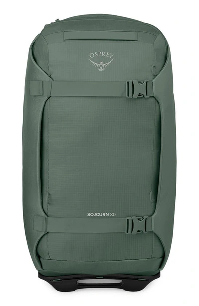 Osprey Sojourn 28-inch Wheeled Recycled Nylon Travel Pack In Koseret Green