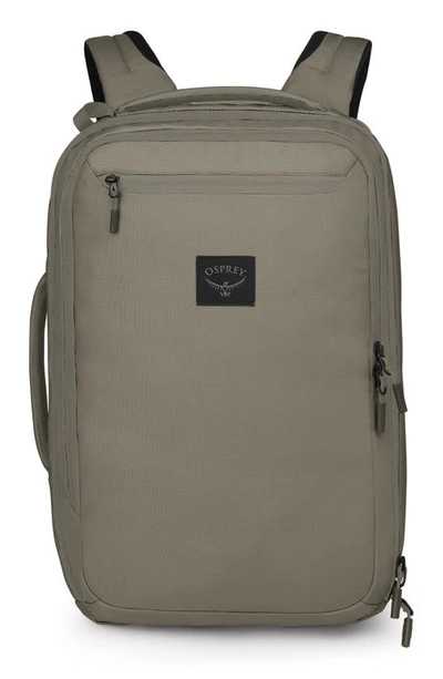 Shop Osprey Aoede Brief Recycled Polyester Backpack In Tan Concrete