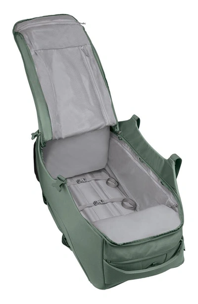 Osprey Sojourn 36-inch Shuttle Wheeled Recycled Nylon Duffel Bag In Koseret Green