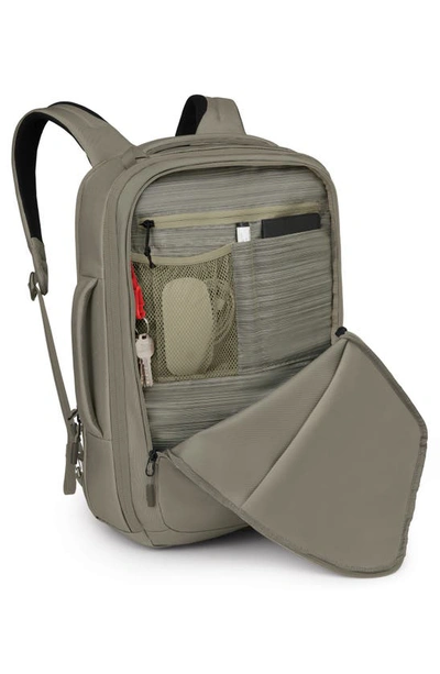 Shop Osprey Aoede Brief Recycled Polyester Backpack In Tan Concrete