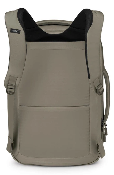 Shop Osprey Aoede Brief Recycled Polyester Backpack In Tan Concrete