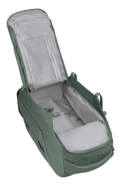 Osprey Sojourn 25-inch Wheeled Recycled Nylon Travel Pack In Koseret Green