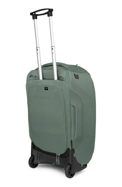 Osprey Sojourn 25-inch Wheeled Recycled Nylon Travel Pack In Koseret Green