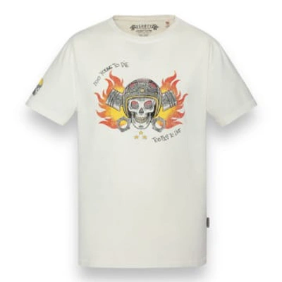 Shop Schott Braden T-shirt In White