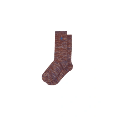 Shop Wax London Chunky Marl Sock In Twisted Burgundy From