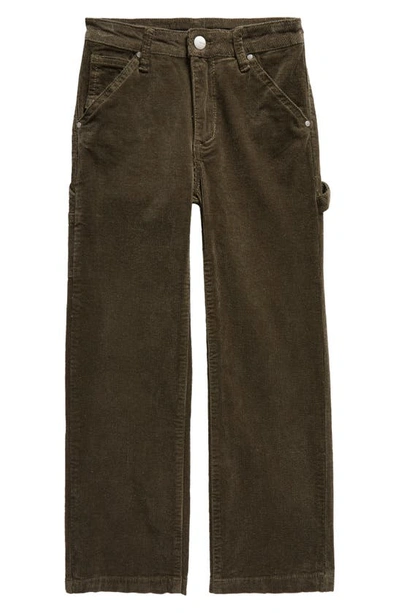 Shop Joe's Kids' The Lola Crop Corduroy Jeans In Light Olive