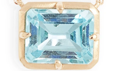 Shop Anzie Cléo Daniela Blue Topaz Pendant Necklace