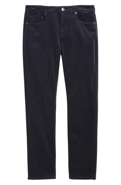 Shop Paige Federal Straight Leg Corduroy Jeans In Deep Anchor