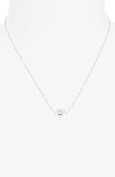Shop Anzie Evil Eye Pendant Necklace In Silver