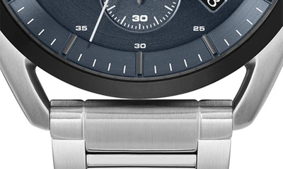 Hugo Boss Top Bracelet Chronograph Watch In Blue