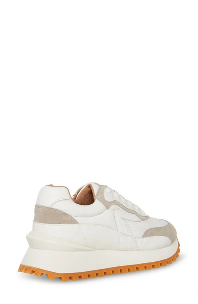 Shop Blondo Lois Retro Waterproof Running Sneaker In White Multi