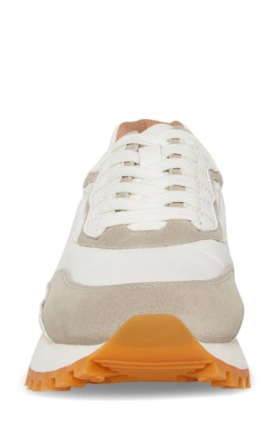 Shop Blondo Lois Retro Waterproof Running Sneaker In White Multi