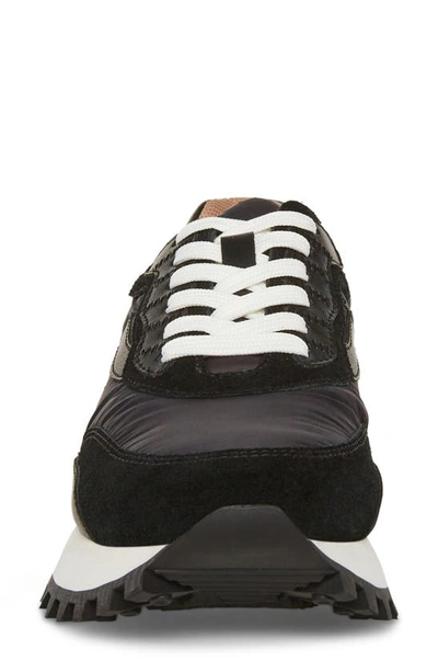 Shop Blondo Lois Retro Waterproof Running Sneaker In Black Multi