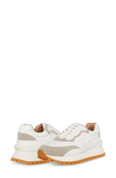 Blondo Lily Lug Sneaker In White Multi