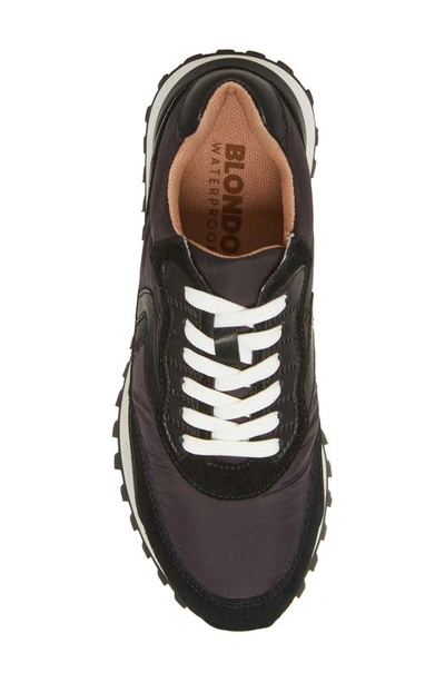 Blondo Lois Retro Waterproof Running Sneaker In Black Multi