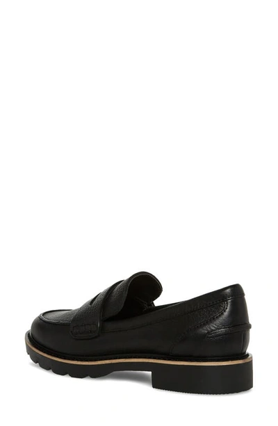 Blondo Waterproof Penny Loafer In Black Leather