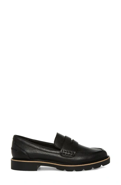 Blondo Waterproof Penny Loafer In Black Leather