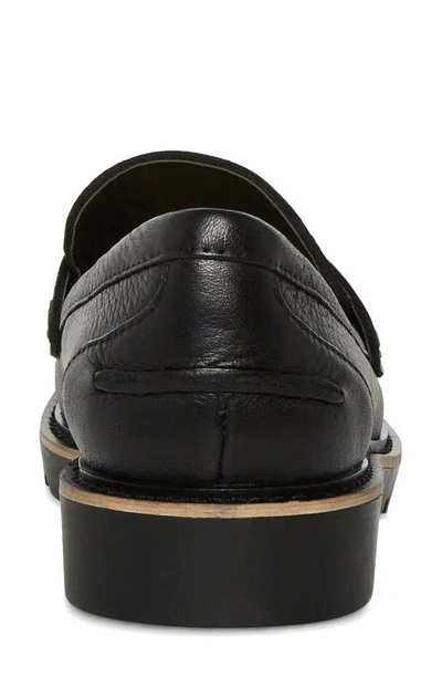Shop Blondo Waterproof Penny Loafer In Black Leather