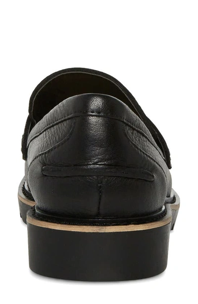 Blondo Waterproof Penny Loafer In Black Leather