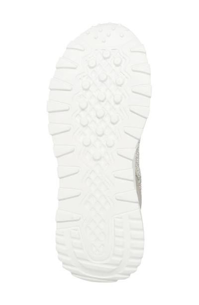 Shop Blondo Lyandra Waterproof Rhinestone Sneaker In Light Grey Multi