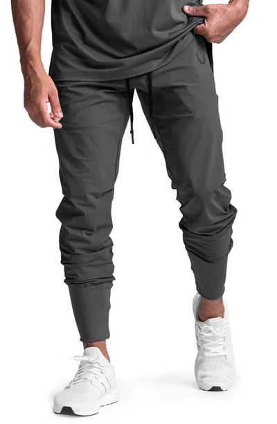 Shop Asrv Tetra-lite™ Water Repellent High Rib Joggers In Raven