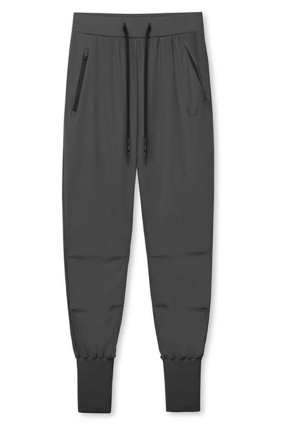 Shop Asrv Tetra-lite™ Water Repellent High Rib Joggers In Raven