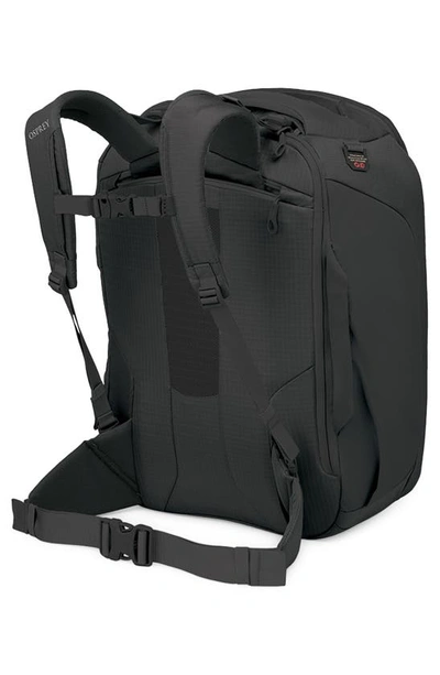 Osprey Sojourn Porter 46-liter Recycled Nylon Travel Backpack In Black