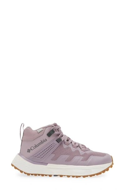 Shop Columbia Facet™ 75 Outdry™ Mid Waterproof Hiking Sneaker In Shale Mauve/ Graphite