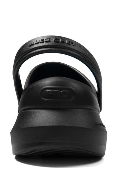 Ales Grey Gender Inclusive Front Line Pro Waterproof Clog In Matte Black