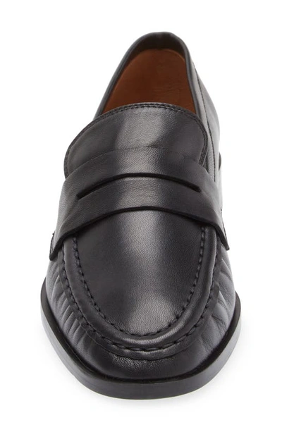 Atp Atelier Airola Penny Leather Loafers In Black