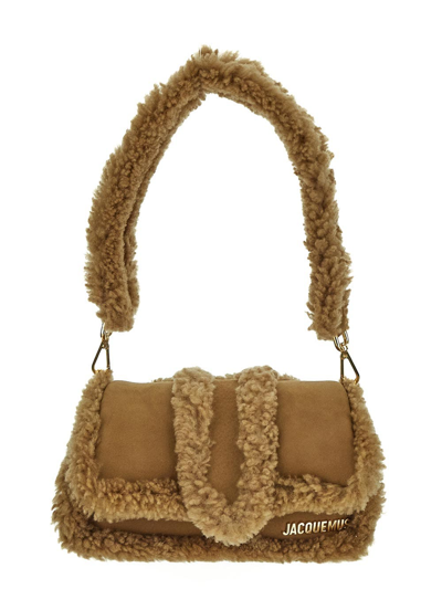 Shop Jacquemus Le Petit Bambimou Doux Handbag In Brown