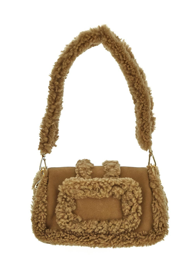 Shop Jacquemus Le Petit Bambimou Doux Handbag In Brown