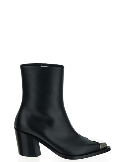 Shop Alexander Mcqueen Ankle Boot In Black