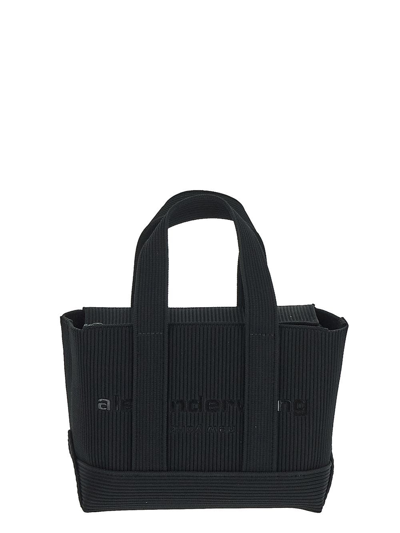 Shop Alexander Wang Ryan Knit Mini Tote Bag In Black