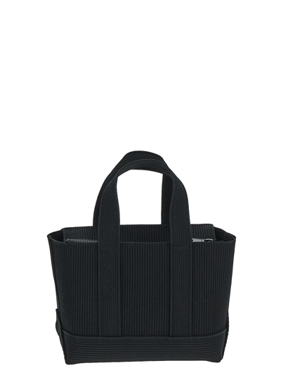 Shop Alexander Wang Ryan Knit Mini Tote Bag In Black