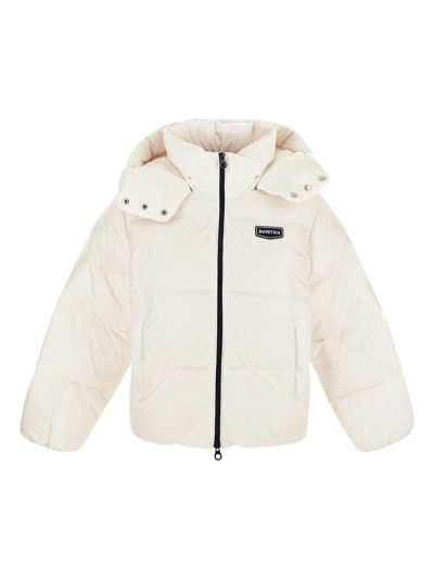 Shop Duvetica Risa Down Jacket In White