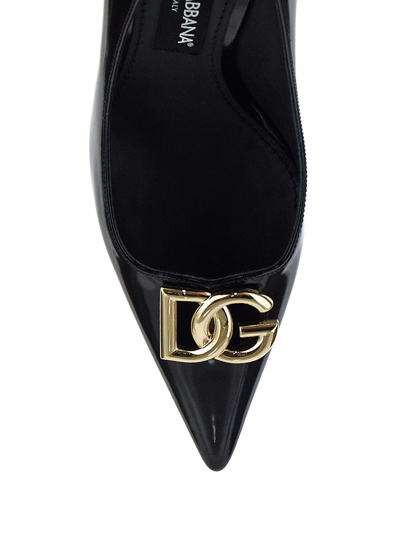 Shop Dolce & Gabbana Lollo Pumps In Black