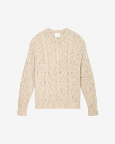 Shop Isabel Marant Anson Alpaca Sweater In Beige