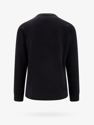 Shop Valentino Man Sweatshirt Man Black Sweatshirts