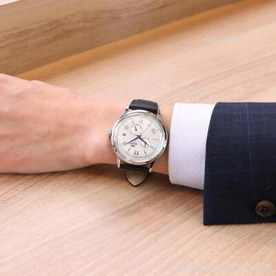 Pre-owned Orient Classic Bambino Rn-ak0701s Mechanical Automatic Watch Leather Band Jp