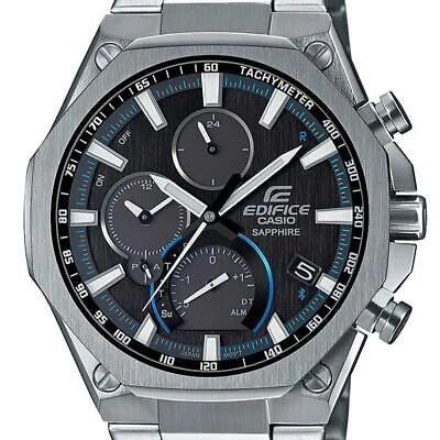 Pre-owned Casio Edifice Eqb-1100xydb-1ajf Flat Design Smartphone Link Bluetooth Men Watch