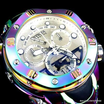 Pre-owned Invicta Reserve Kraken Meteorite Swiss Ronda 5040.n Iridescent Steel Watch