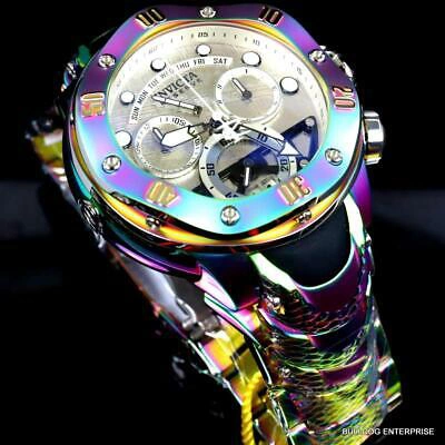 Pre-owned Invicta Reserve Kraken Meteorite Swiss Ronda 5040.n Iridescent Steel Watch